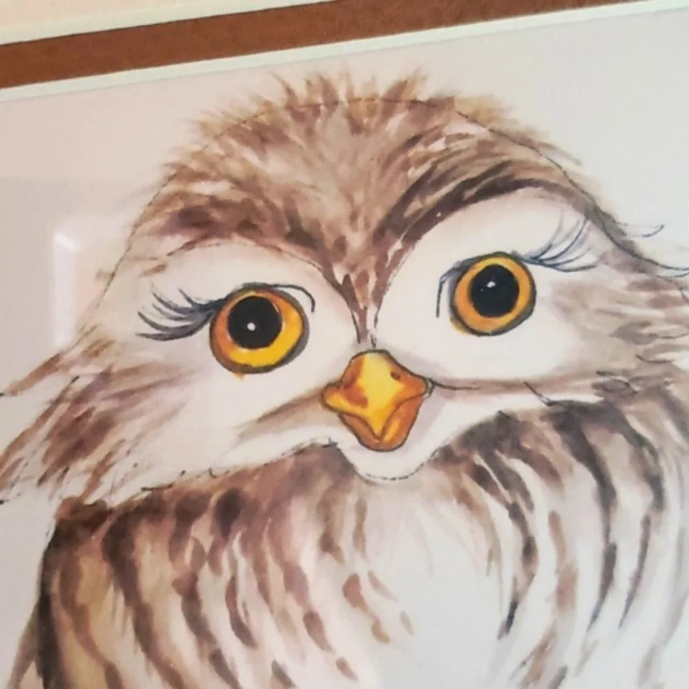 NWOT Owl Watercolor (print‎ copy)